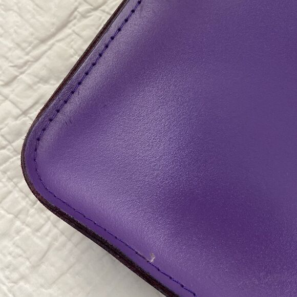 The Cambridge Satchel Company Purple Leather Satchel Bag - Picture 5 of 12